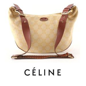 Tan and Brown Women's Bag